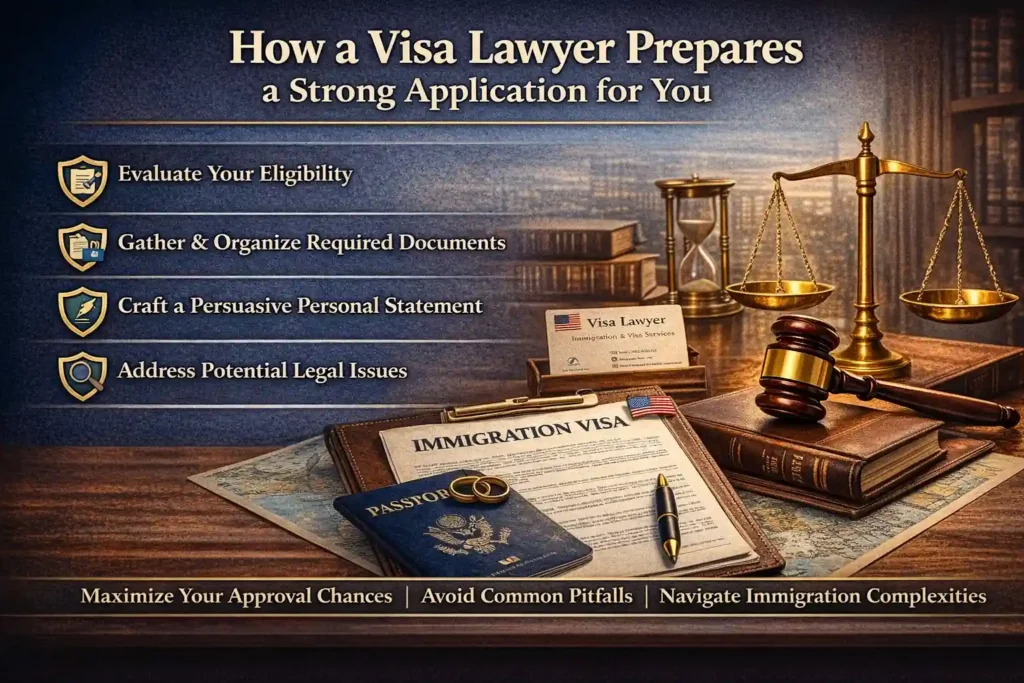 How a Visa Lawyer Prepares a Strong Application for You
