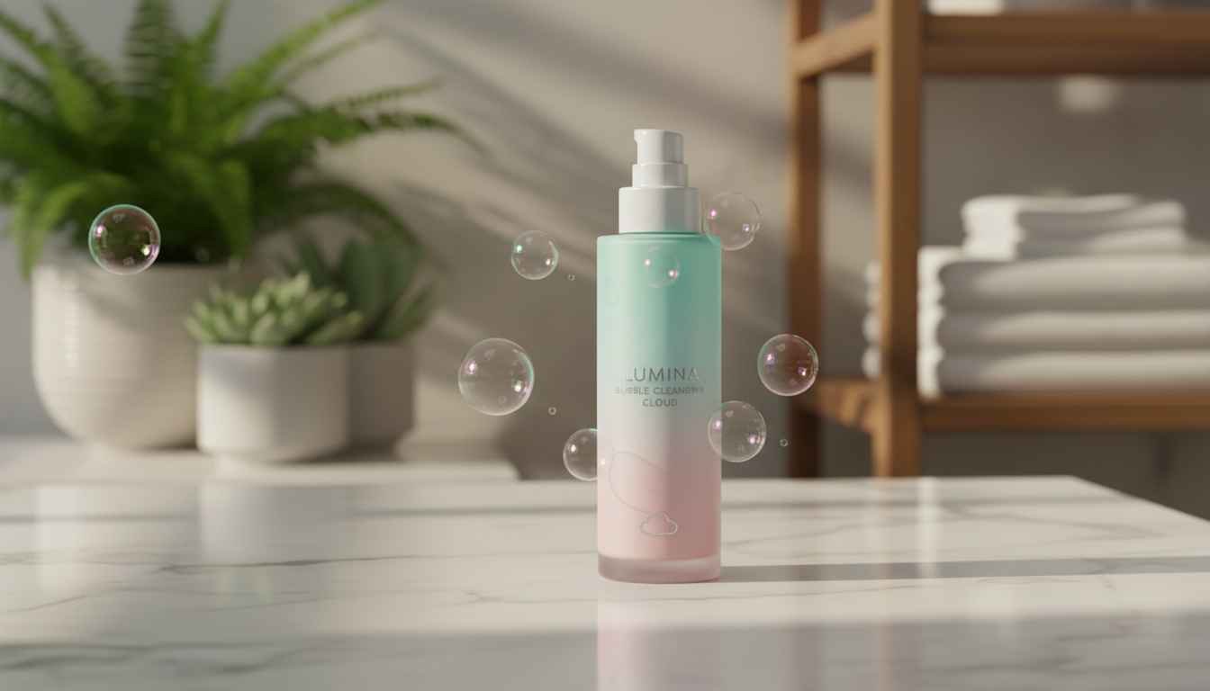 bubble skincare cleanser