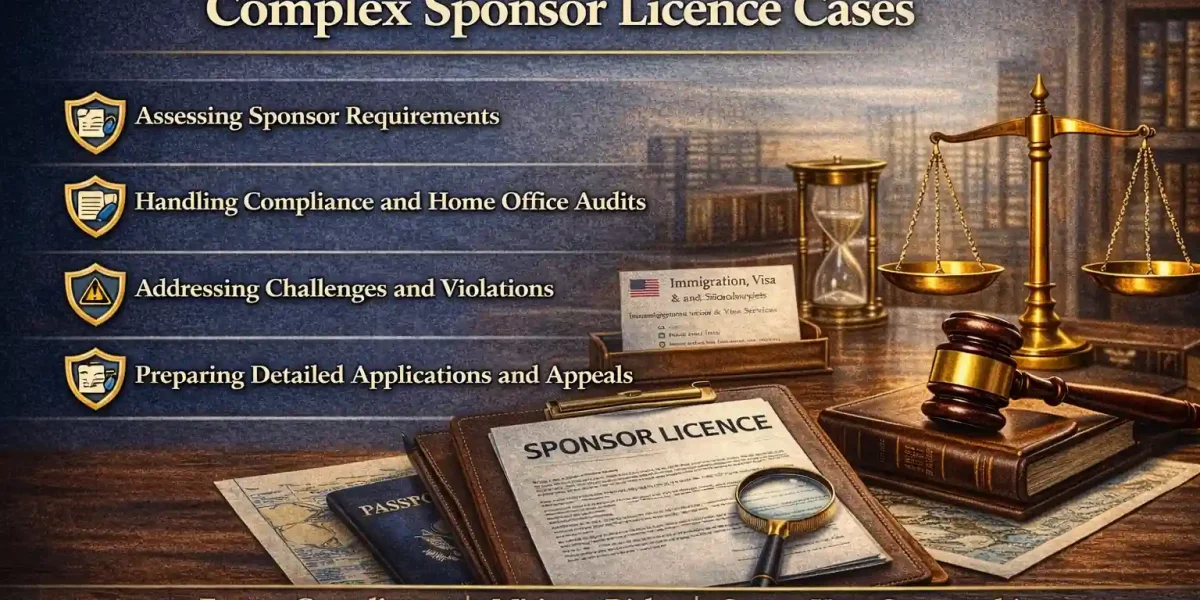 How Immigration Lawyers Handle Complex Sponsor Licence Cases