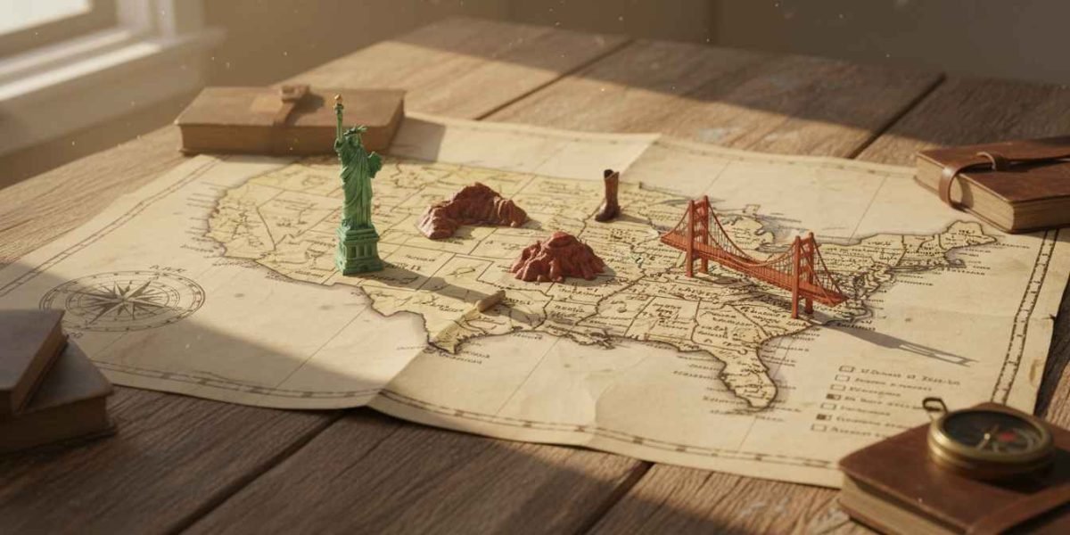 best places to visit in usa map