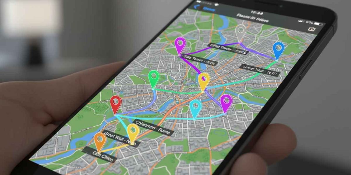 how to view places visited on iphone